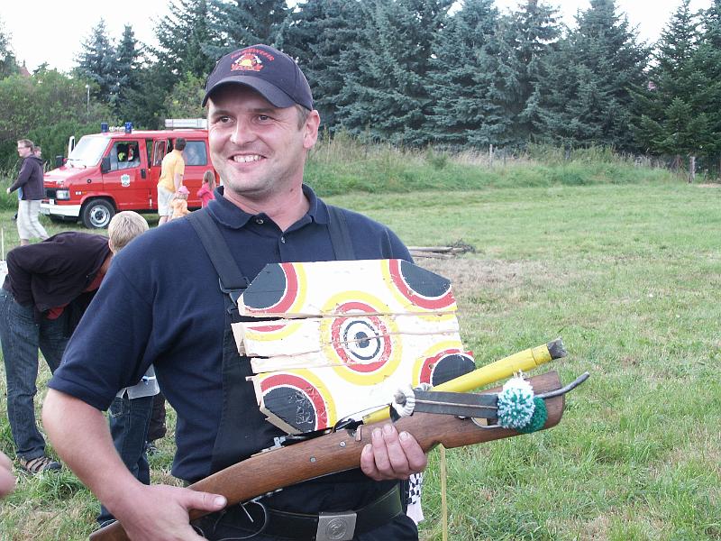 PICT0927.JPG - Unser neuer Schützenkönig beim  Vogelschiessen 2009 heist: Torsten Ludwig.